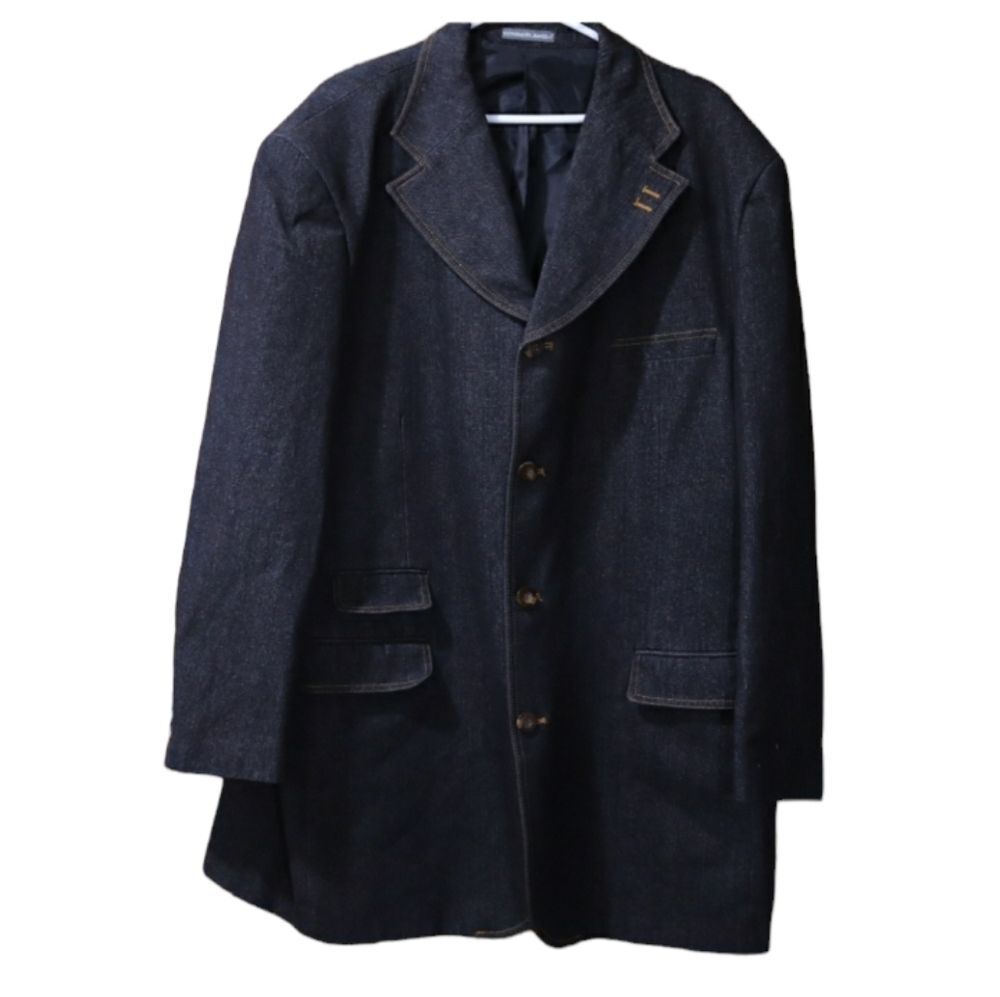 Vittorio St. Angelo 2Pc Denim Baggy Streetwear Suit 50R